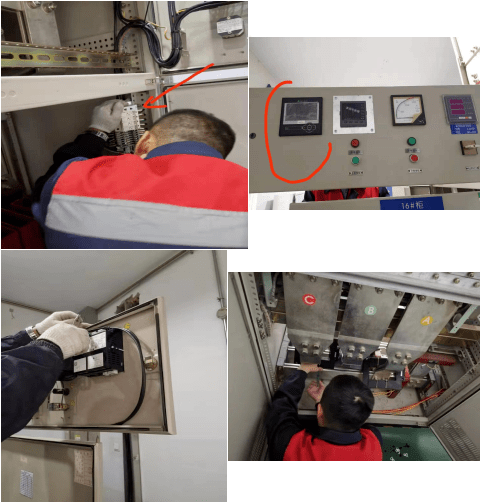 電力系統電能質量監(jiān)測系統客戶安裝現場