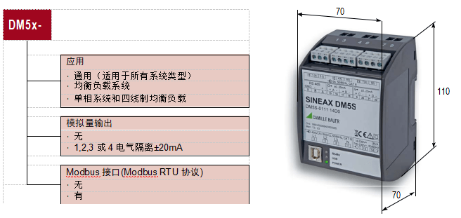 DM5系列強(qiáng)電參量變送器